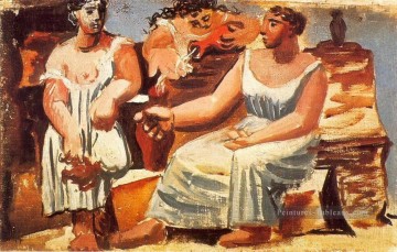 Trois femmes à la fontaine 8 1921 cubiste Pablo Picasso Peinture à l'huile
